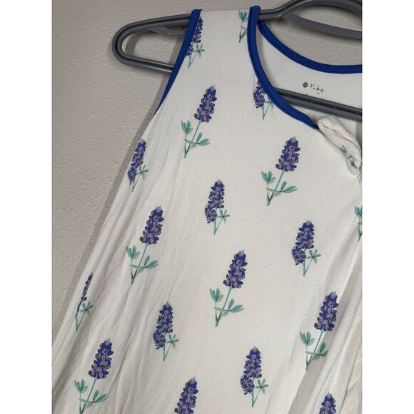 Kyte Baby Blue Bonnet Floral Print Sleep Sack Swaddle Sz L/28-42 Pounds 0.5 Tog - Picture 2 of 7